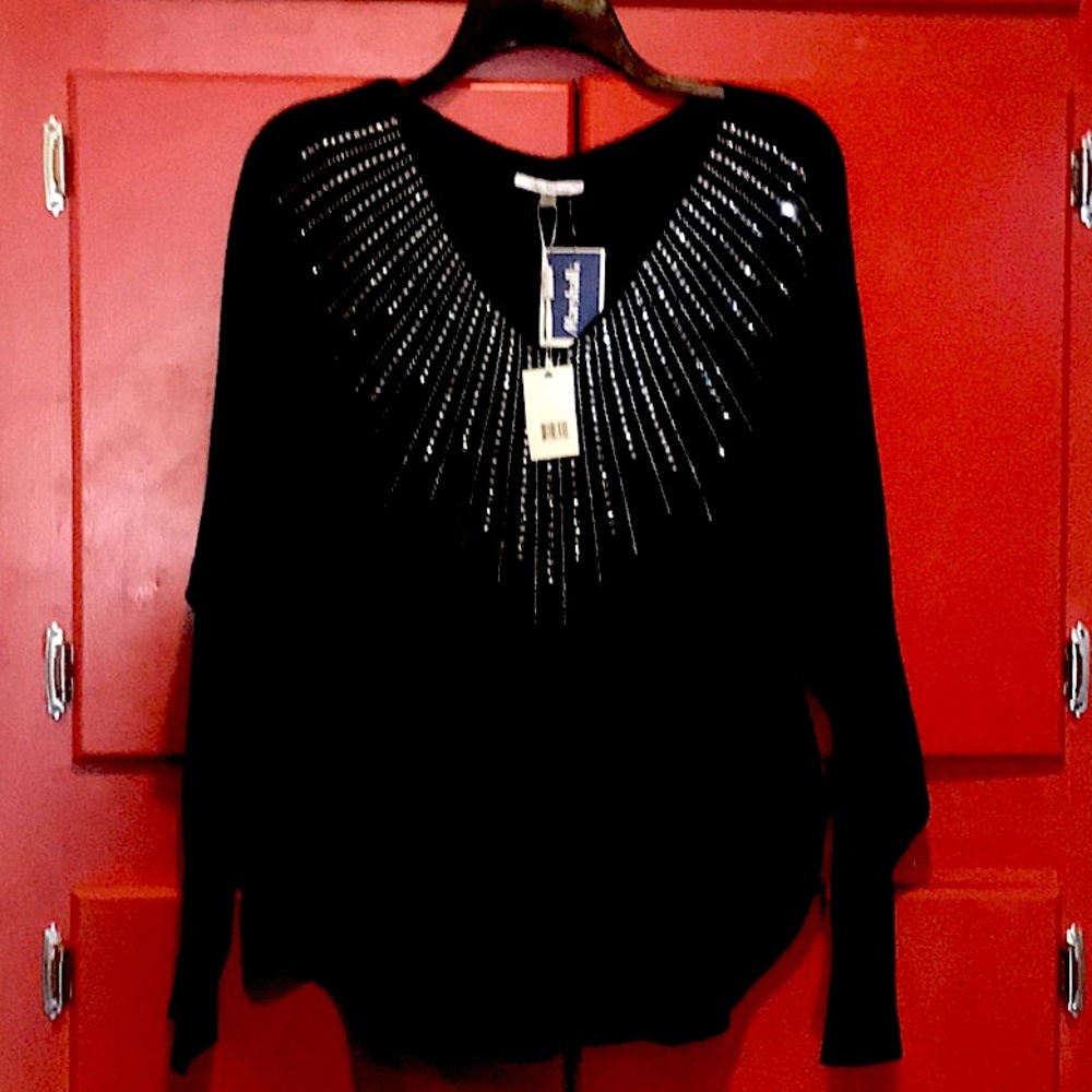 Rhinestone sweater